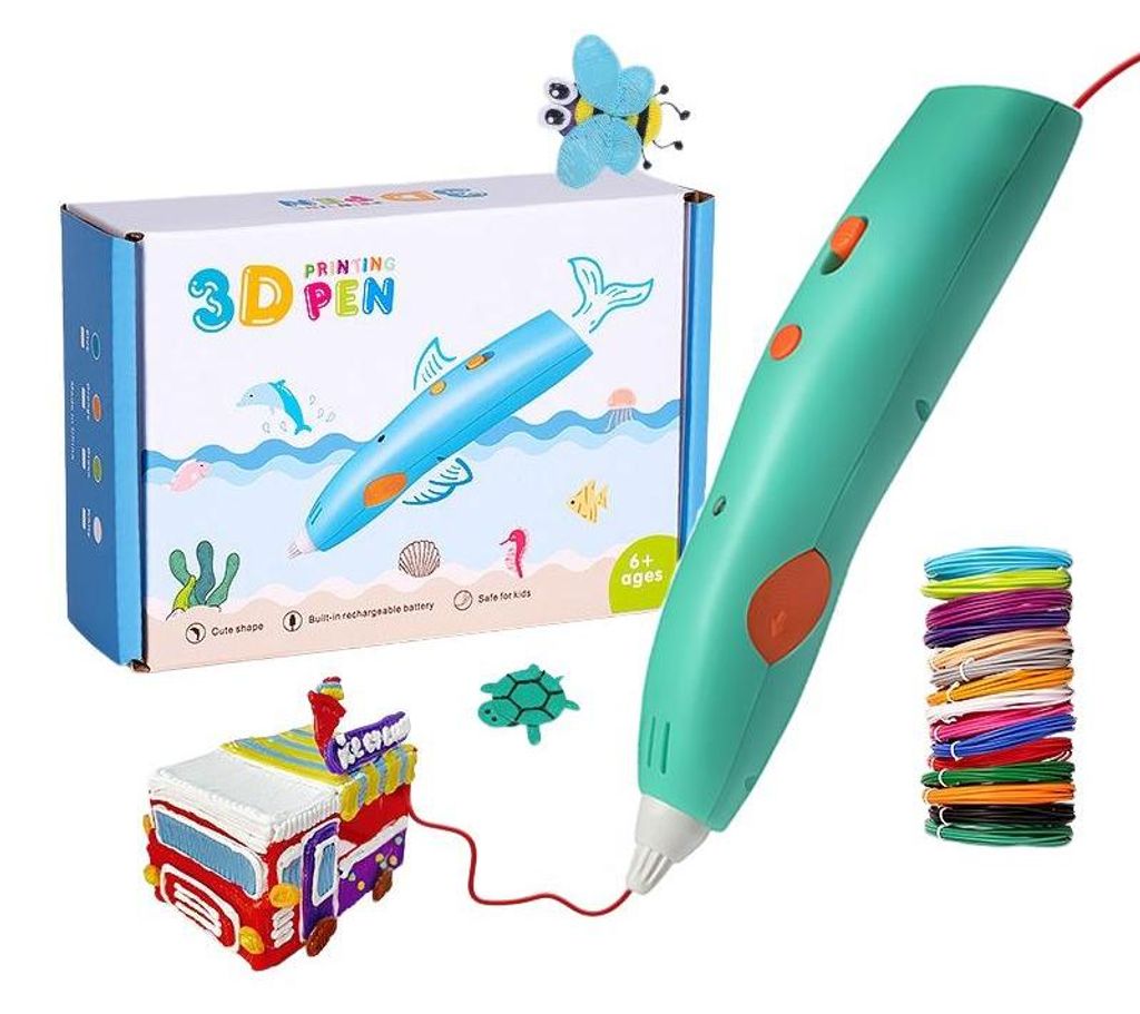 ZELURXX, penna 3D per bambini, penna per disegnare in 3D, Immagine del prodotto 
