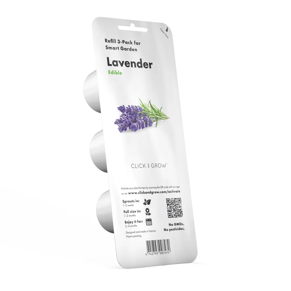 Recharges de Lavande pour Smart Garden Click & Grow - Lot de 3 Pods