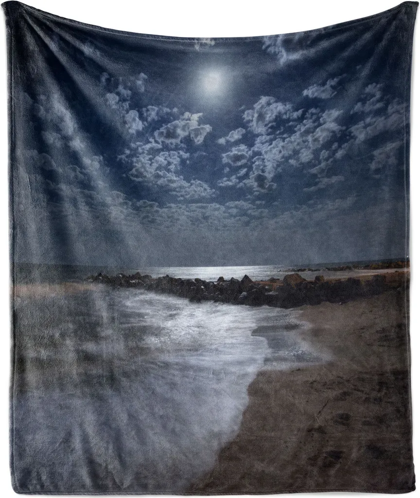 Sconti Abakuhaus: Coperta Pile Flanella Spiaggia 125x175 cm Calda