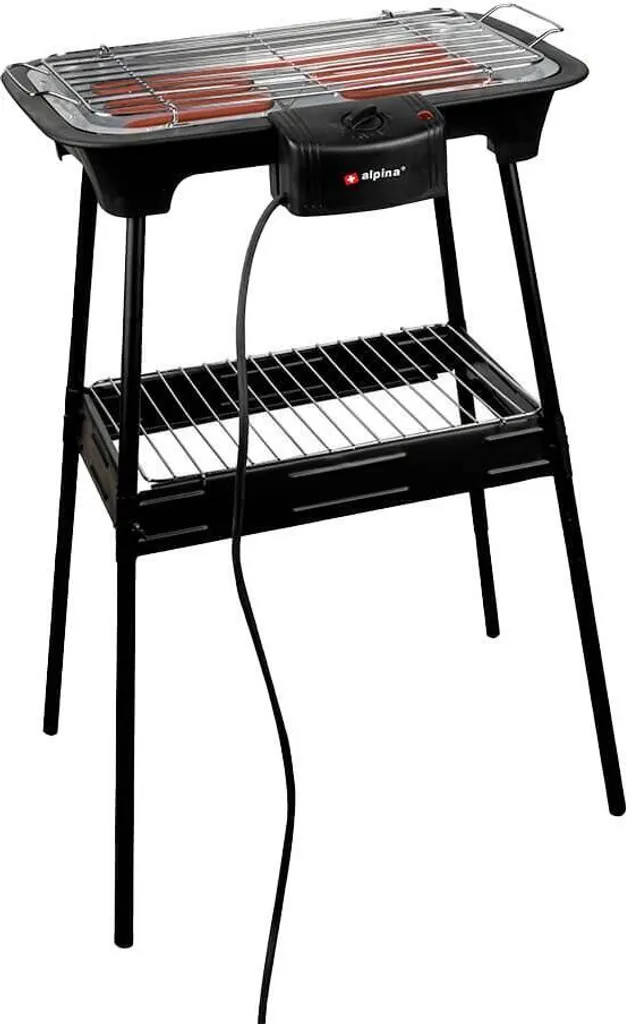 Appareil à grillades et presse à panini 2 en 1 polyvalent noir et inox