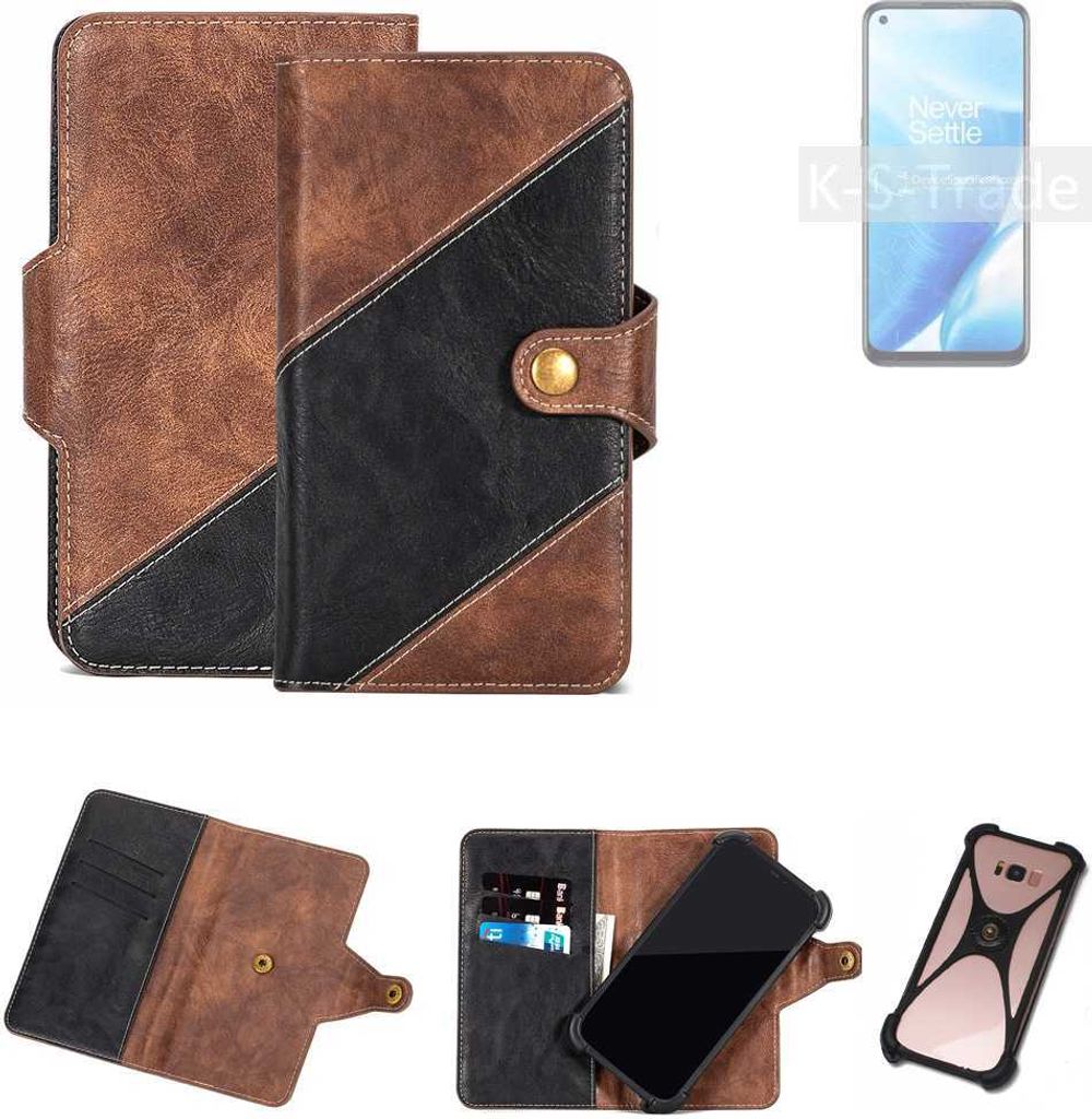 K-S-Trade Handyhülle Schutzhülle Bookstyle Case kompatibel mit OnePlus Nord N200 5G Klapphülle Cover Hülle Schutztasche 1x