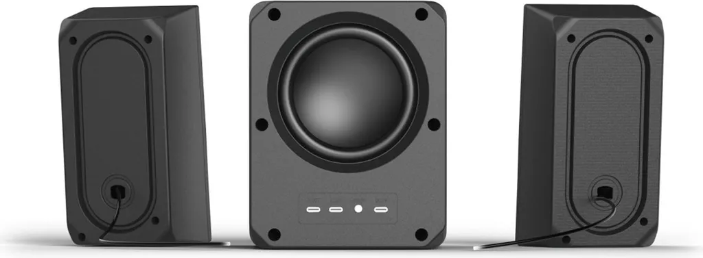 Système Audio BLAST-R 621 Gaming avec Caisson en Bois et Basses Boostées
