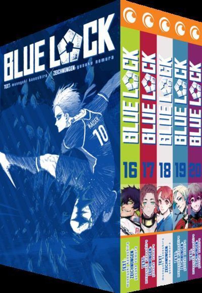 Blue Lock - Band 16-20 im Sammelschuber Immagine del prodotto 