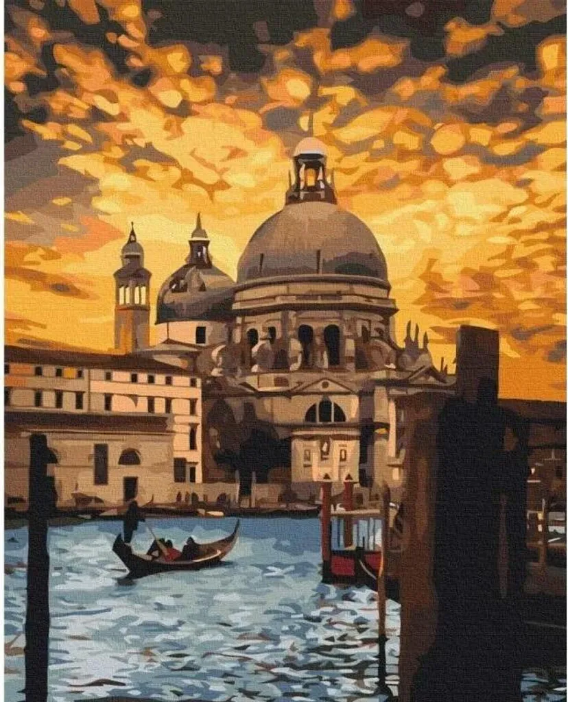 Peinture par Numéros Santa Maria Della 40x50 - Déco murale à faire soi-même
