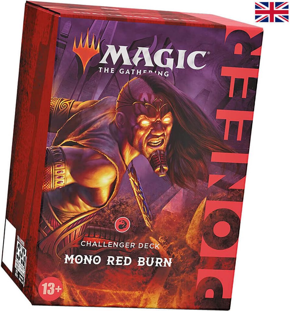 MTG Magic the Gathering - Mono Red Burn - 1 Pioneer Challenger Deck - Englisch