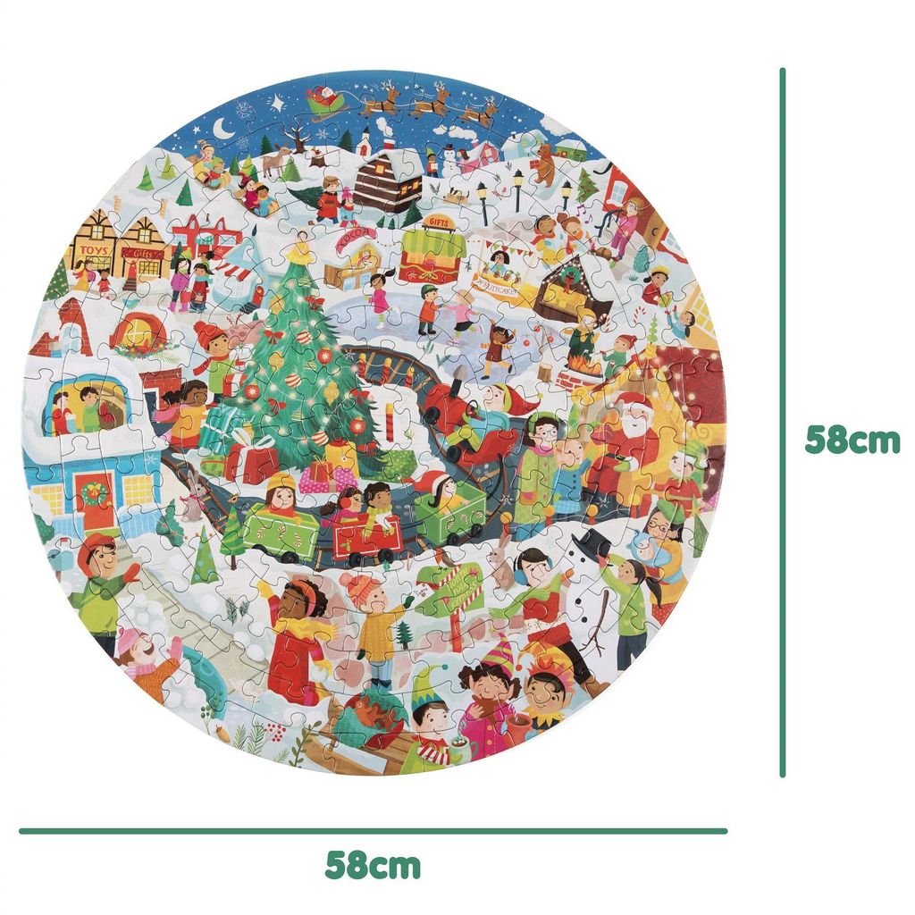 Sevi Spielpuzzle Weihnachten – 3D-Puzzle Für Kleinkinder, 27x27 Cm