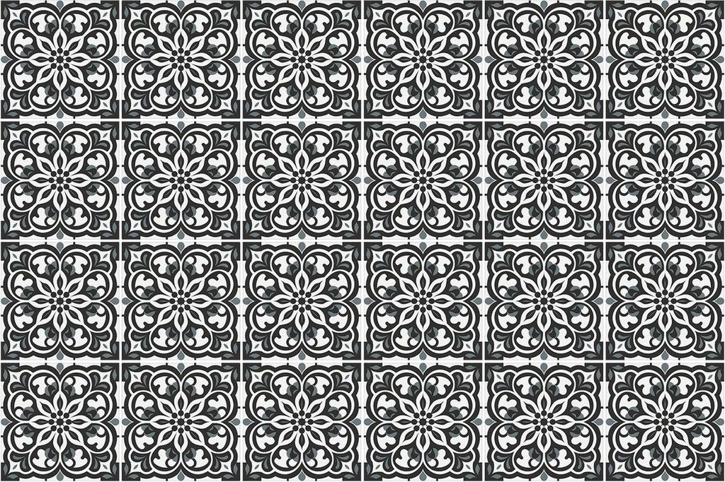 Fliesenaufkleber 10×10 cm – 24 Stück – Selbstklebend – Wasserfest – Pflegeleicht – Hitzebeständig – Für Küche & Bad – Elegante, ...