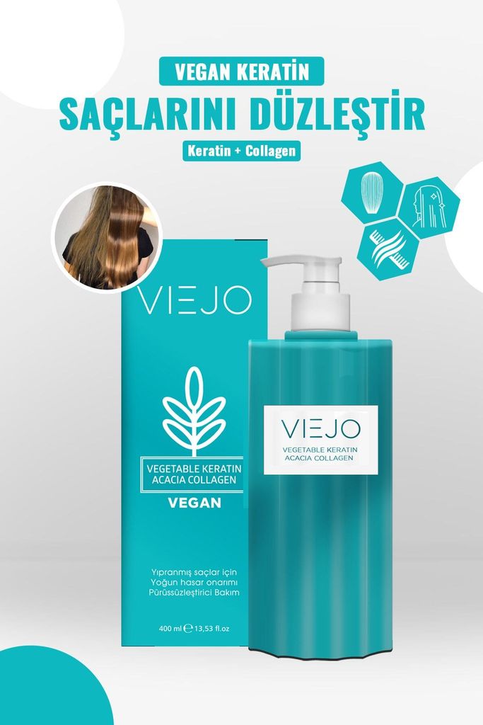 Veganes Haarkeratin – Kollagen – Haarglätter