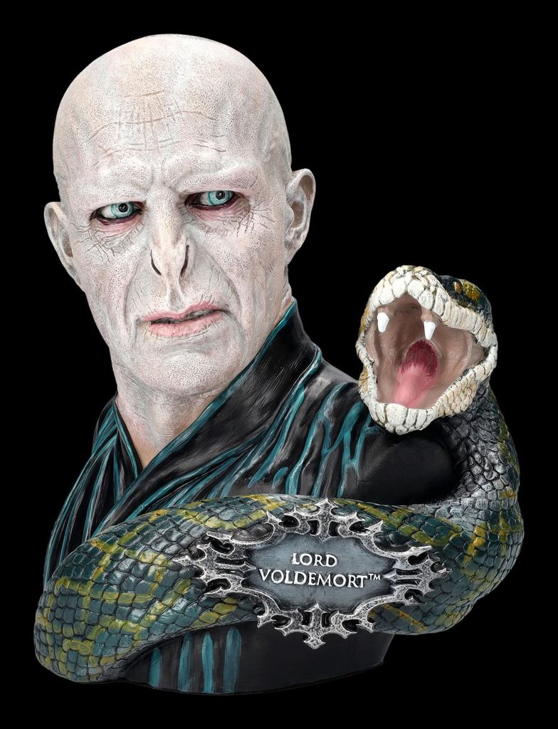 Büste Harry Potter - Lord Voldemort - Fantasy Deko Figur, Film Merchandise - 31 cm