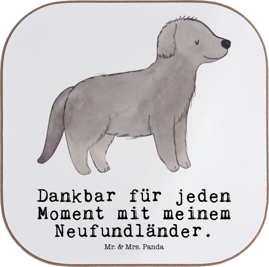 Mr. & Mrs. Panda Untersetzer für Gläser Neufundländer Produktbild 