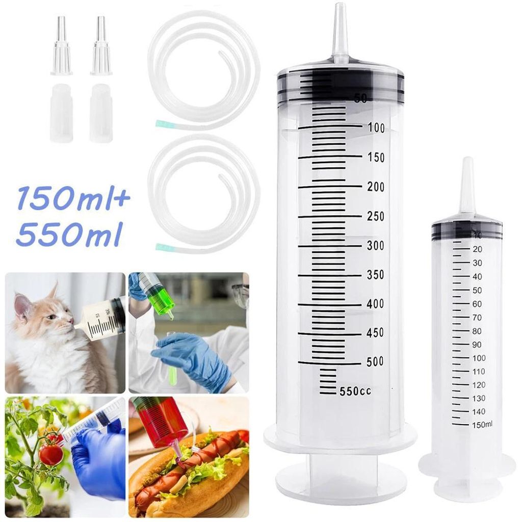 150+550ML Öl Spritze Motor Wechsel Absaugpumpe Umfüllpumpe Handpumpe Getriebeöl