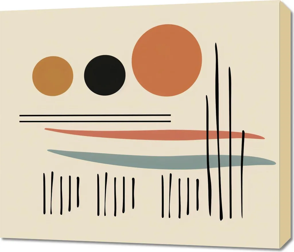 Décoration Murale 70x60 cm Illusion de l'horizon aux Couleurs Vives