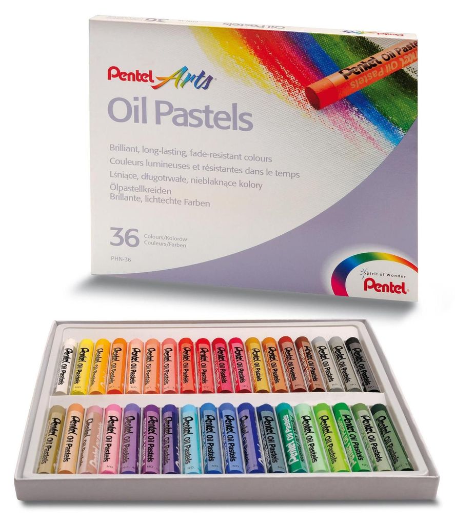 Pentel, Olejové pastelky, 36 farieb Obrázok produktu 