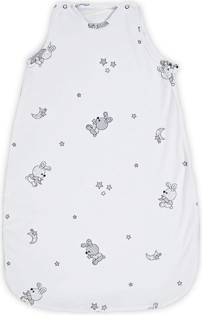 Lorelli Baby-Sommerschlafsack Summer, Lnge 80 cm, Breite 42 cm, 100% Baumwolle grau gemustert