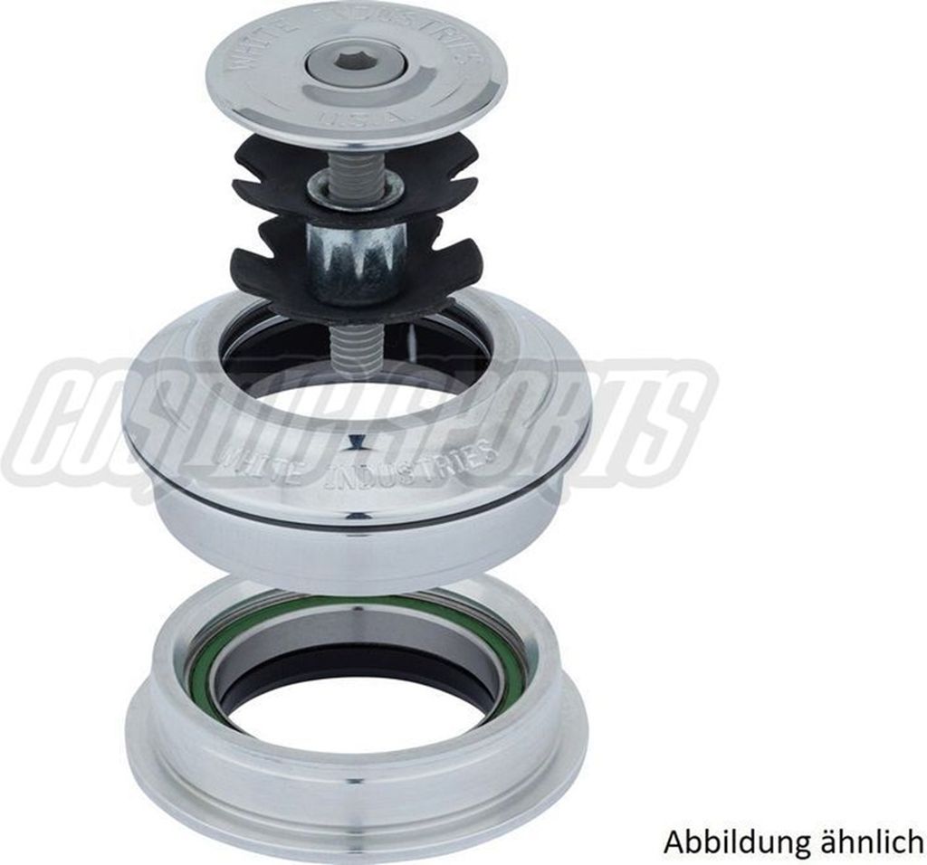 White Industries Steuersatz, 1 1/8", ZS44/28.6 | ZS44/30, black