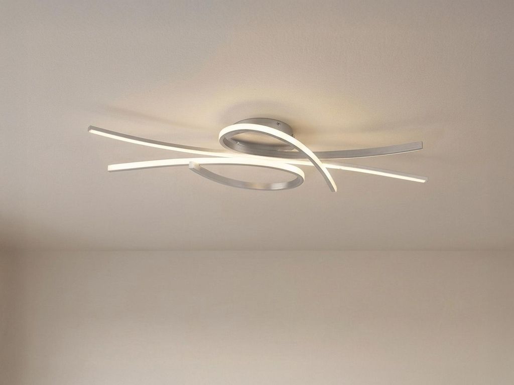 FISCHER & HONSEL Deckenleuchte BIBA B 100 cm grau Produktbild 