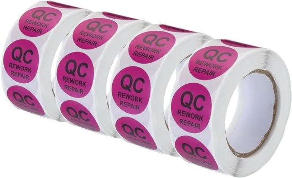 Rouleaux d'étiquettes de gestion de stock 25mm - 8000 pièces pour inventaire