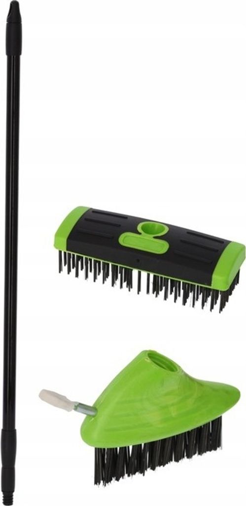 Teleskopische Bürste Griff Kratzer 3-In-1 140 Cm Für Unkraut Pflastersteine