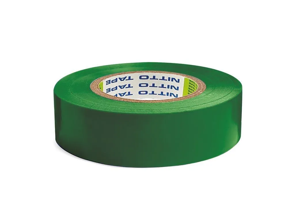Adhésif PVC vert Nitto 1045N-VPC haute résistance 19mm x 20m isolant