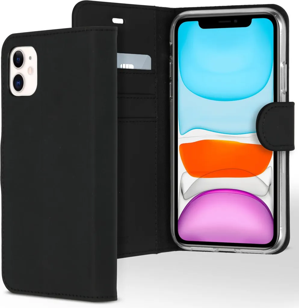 Custodia iPhone 11 Accezz Wallet TPU Nero - Protezione Totale