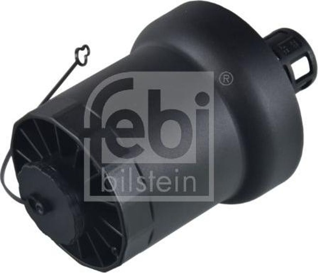 FEBI BILSTEIN 174255 Abdeckung, Ölfiltergehäuse OE 07K115408 kompatibel mit A3 8V, Q3, TT, Beetle, Jetta, New Beetle, Hilux, 308, Fabia, H100, Z4...