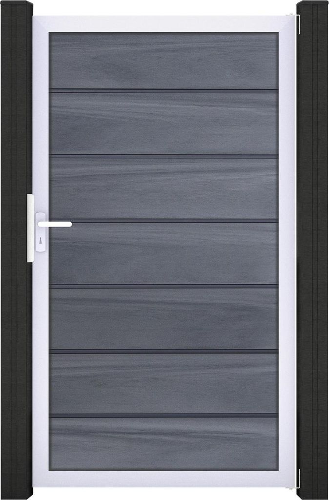 GroJa Solid Grande Premium Tor Sondermaß max. 150x180cm Aluminiumrahmen Bi-Color co-extrudiert