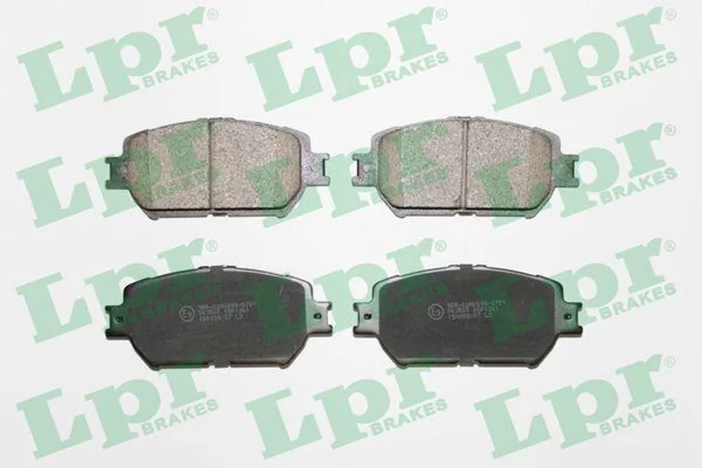 Plaquettes de frein à disque LPR 05P1361 compatibles Toyota et Lexus