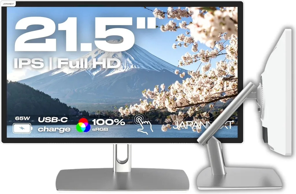 Écran Tactile JAPANNEXT JN-IPS2152FHDR-C65W-FLD-T 21,5" FHD USB-C 65W
