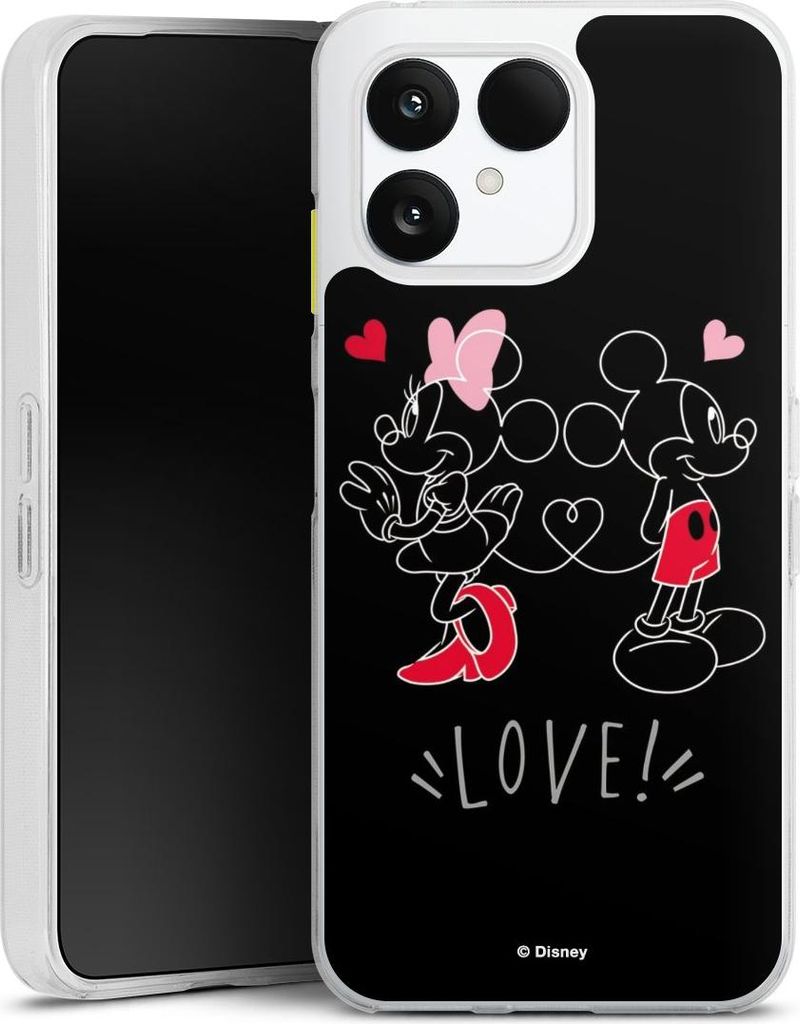 DeinDesign Handyhülle für Fairphone 6 Silikon Hülle Case Smartphone Schutzhülle Disney Liebe Mickey & Minnie Mouse