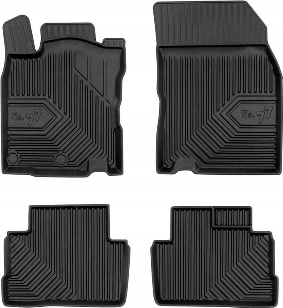 GUMMIMATTEN NISSAN Qashqai 2 2013-2021 DURCH 77