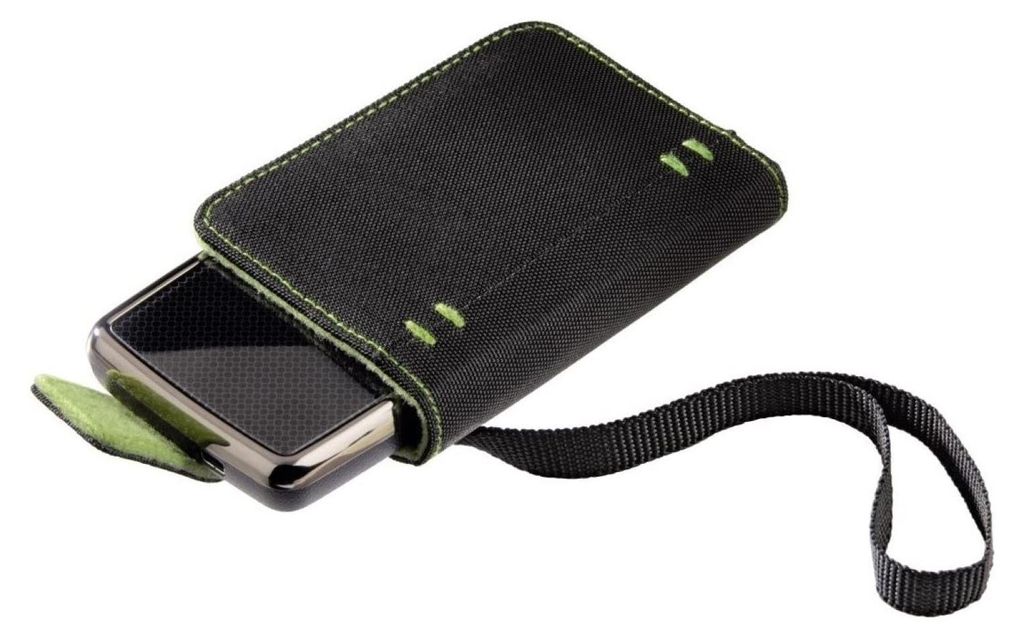 Festplatten-Tasche Philadelphia 1,8" HDD Schwarz/Grün