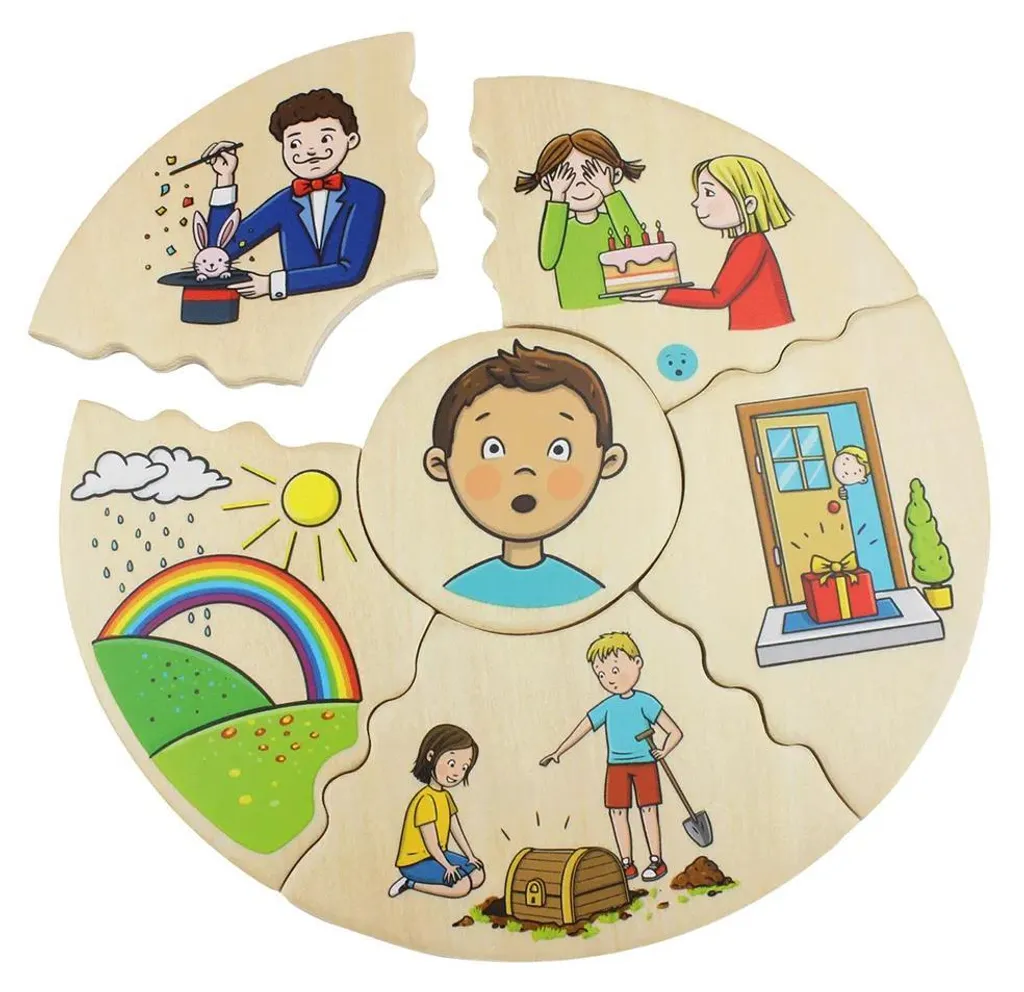 Jeu en bois Beleduc Humanico Emotions pour décoder les expressions