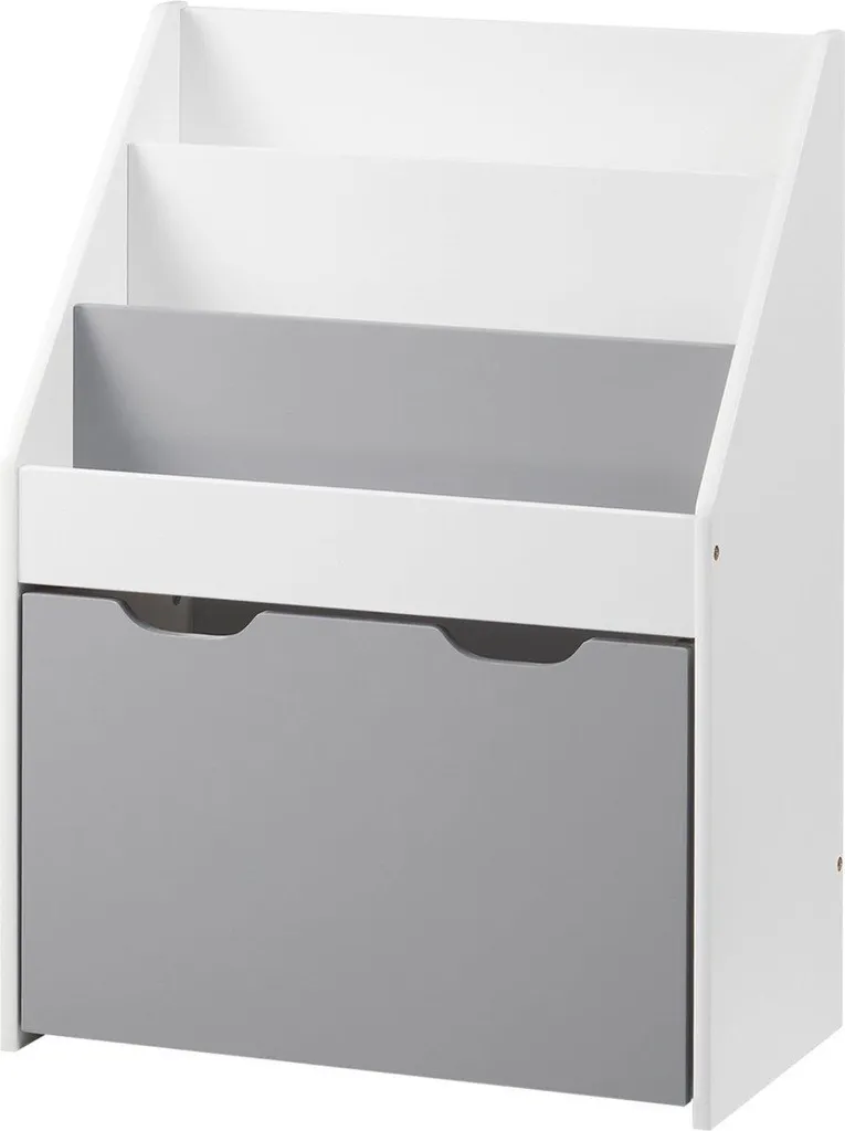 Bibliothèque Enfant Maison Bois Blanc : Rangement pour Chambre