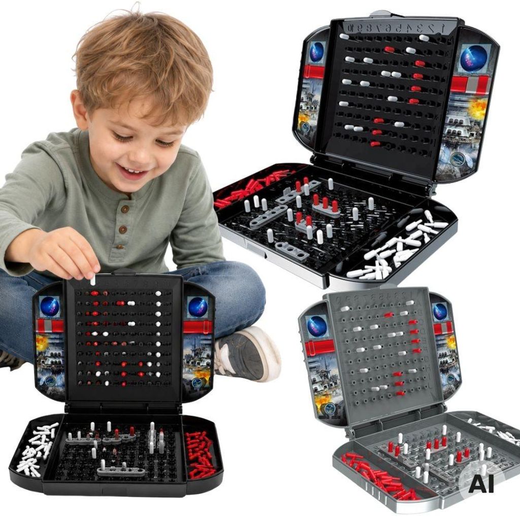 Juego de mesa Woopie Barcos Mega batalla naval 4+ Imagen del producto 