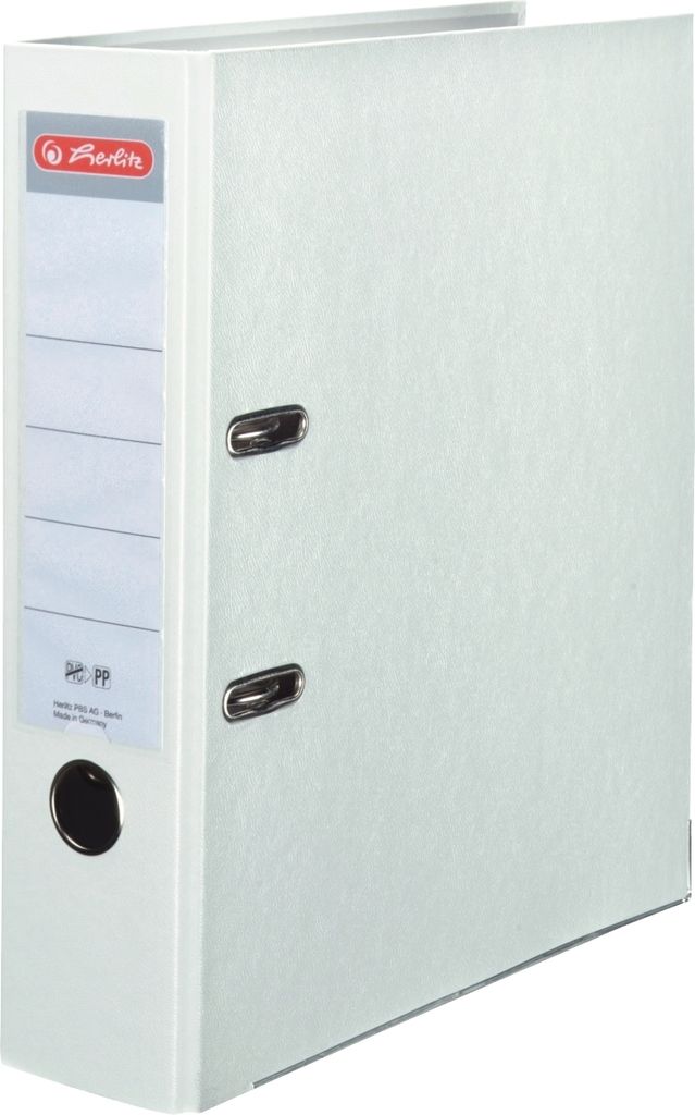 Ordner Kunststoff A4 maX.file protect 80mm weiß Packung mit 20 Stück
