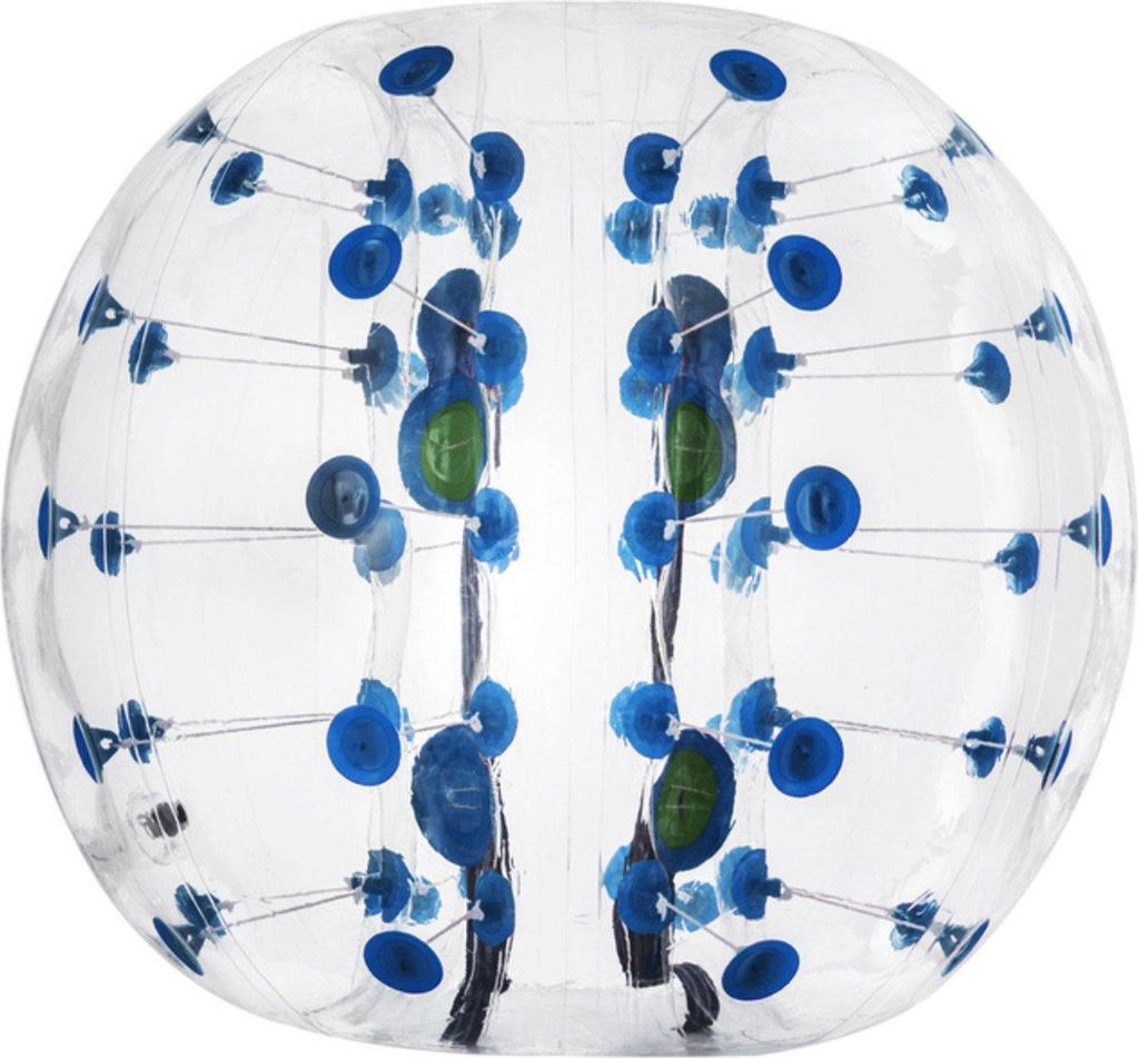 Happyment Bumperball – Aufblasbarer Ball – Bubble Fußball – Spaß & Bewegung – Für Kinder – Garten Spielen – Blau