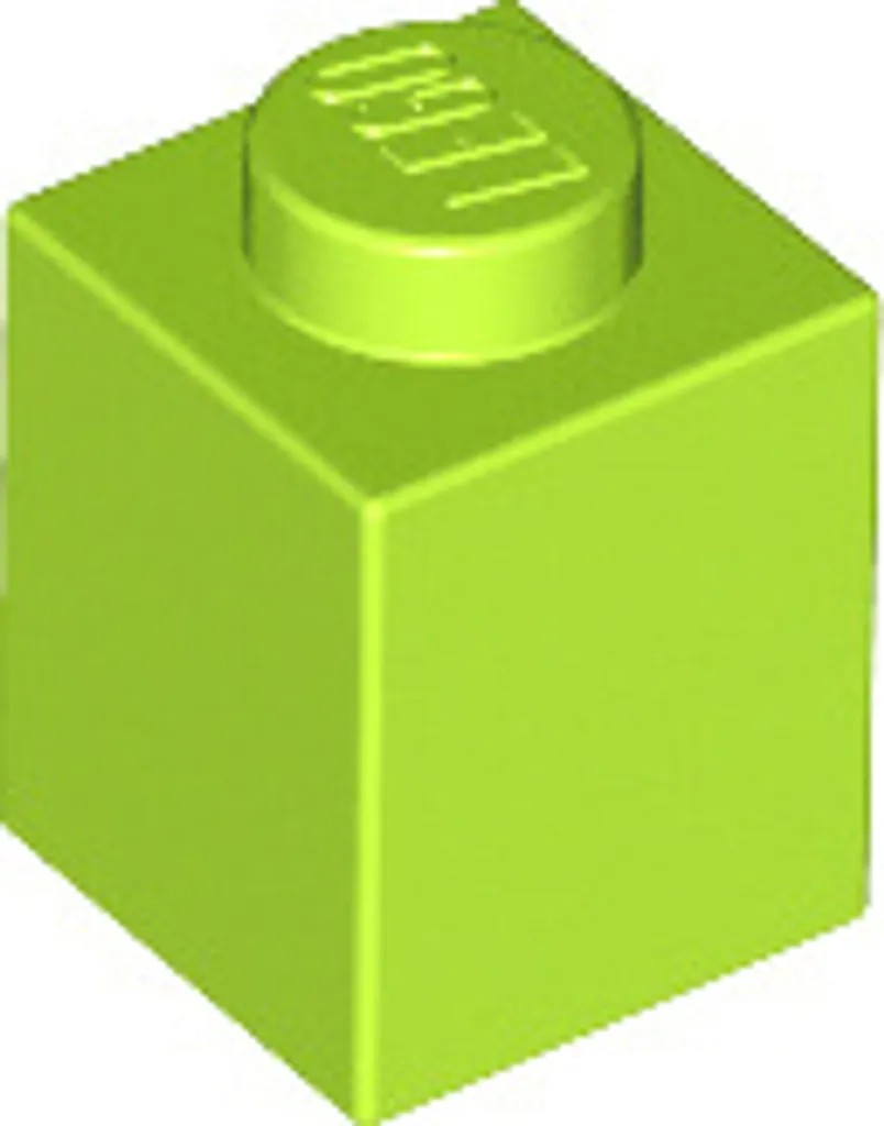 Briques Lego 3005 Vert Citron Lime - Pack de 250 Unités Haute Qualité
