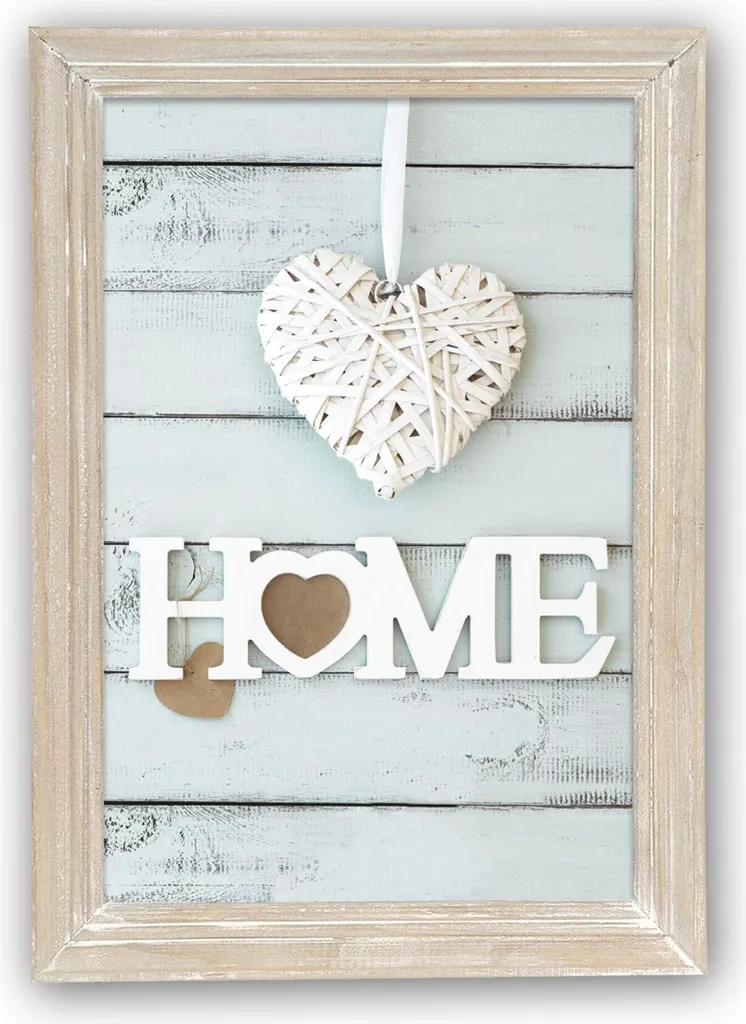 Grand cadre mural en bois naturel 40x50 cm style vintage ZEP T15545
