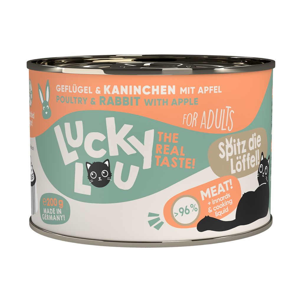 Lucky Lou Lifestage Adult Geflügel &Kaninchen 6x 200 g