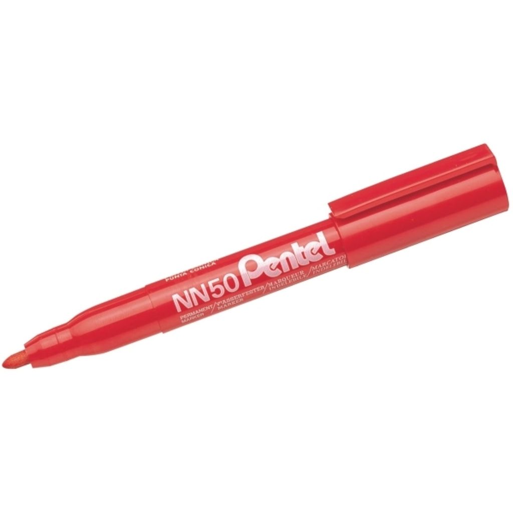 Pentel Permanent Marker GREEN LABEL NN50 rot