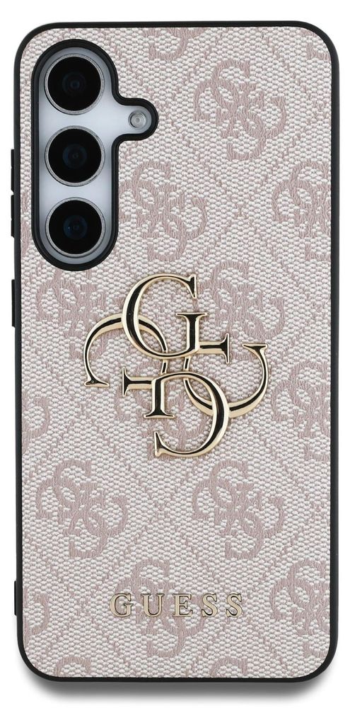 Guess 4G Metal Logo Back Cover Samsung Galaxy S25 - Rosa Produktbild 