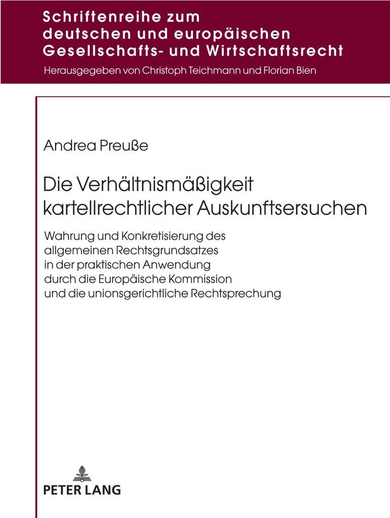 Die Verhältnismäßigkeit kartellrechtlicher Auskunftsersuchen