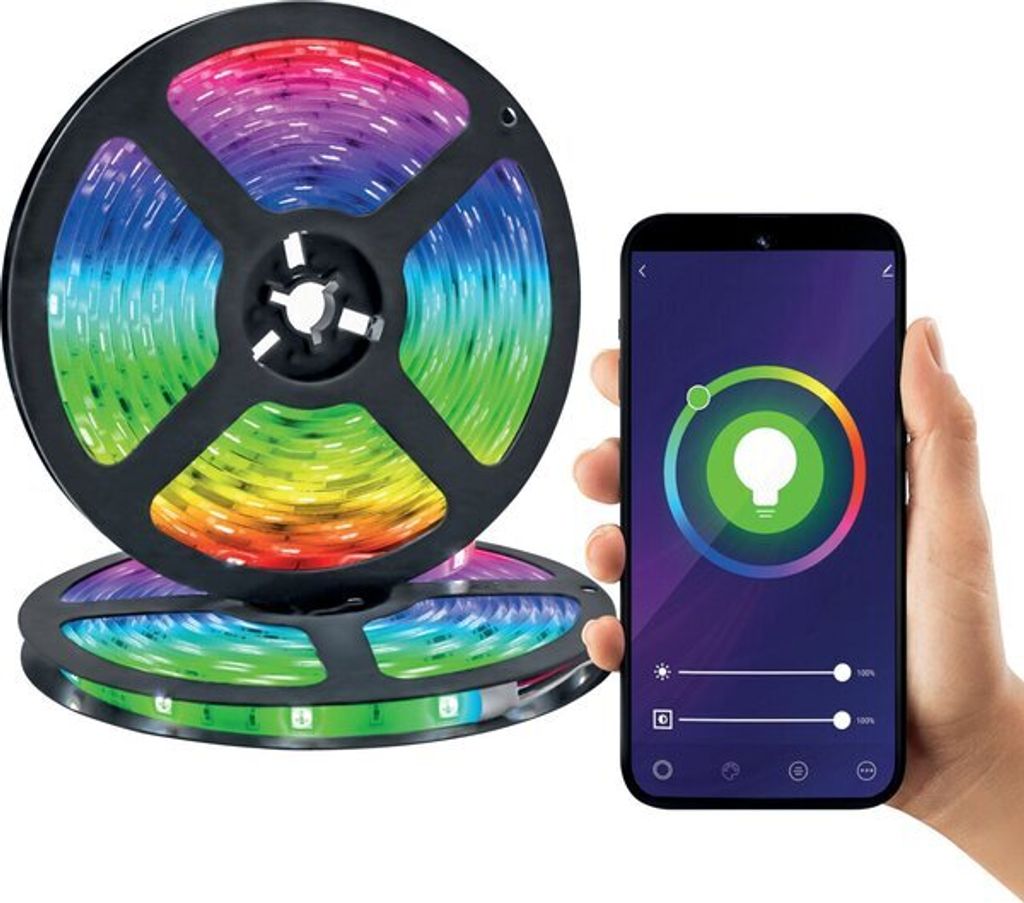 Smart SMART LED Leuchtband RGBW, Warm-Weiß & Kalt-Weiß, 2m Produktbild 