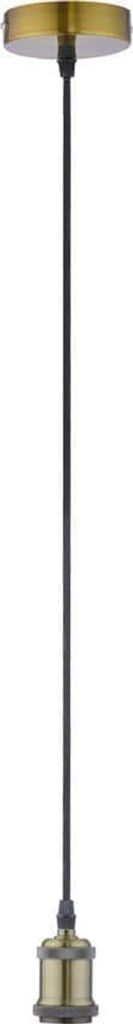 LeuchtenDirekt Pendelleuchte Messing max. 60W E27 ohne Produktbild 1