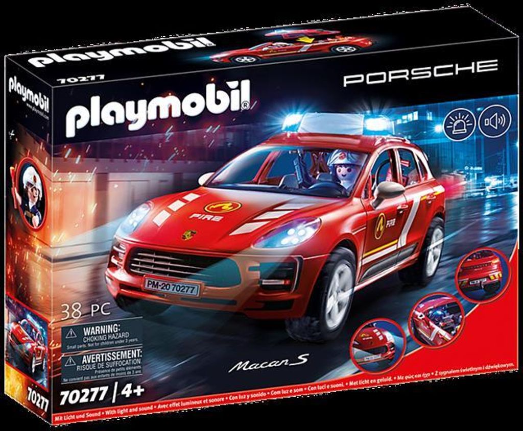 PLAYMOBIL 70277 City Action Porsche Macan S dei vigili del