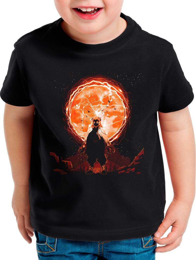 style3 Kyojuro Kimetsu Kinder T-Shirt anime japan manga