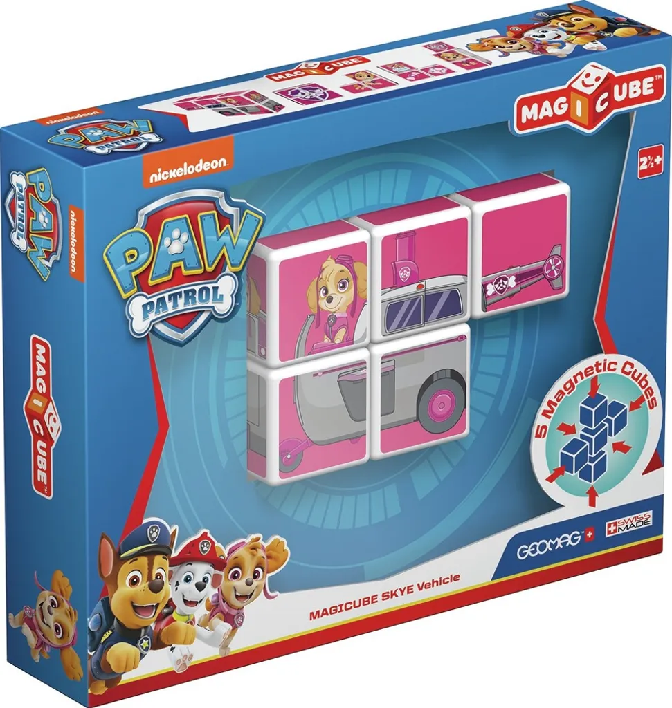 Geomag Magicube Dog Patrol Skye Vehicle Blocs Magnétiques 5 El. G081