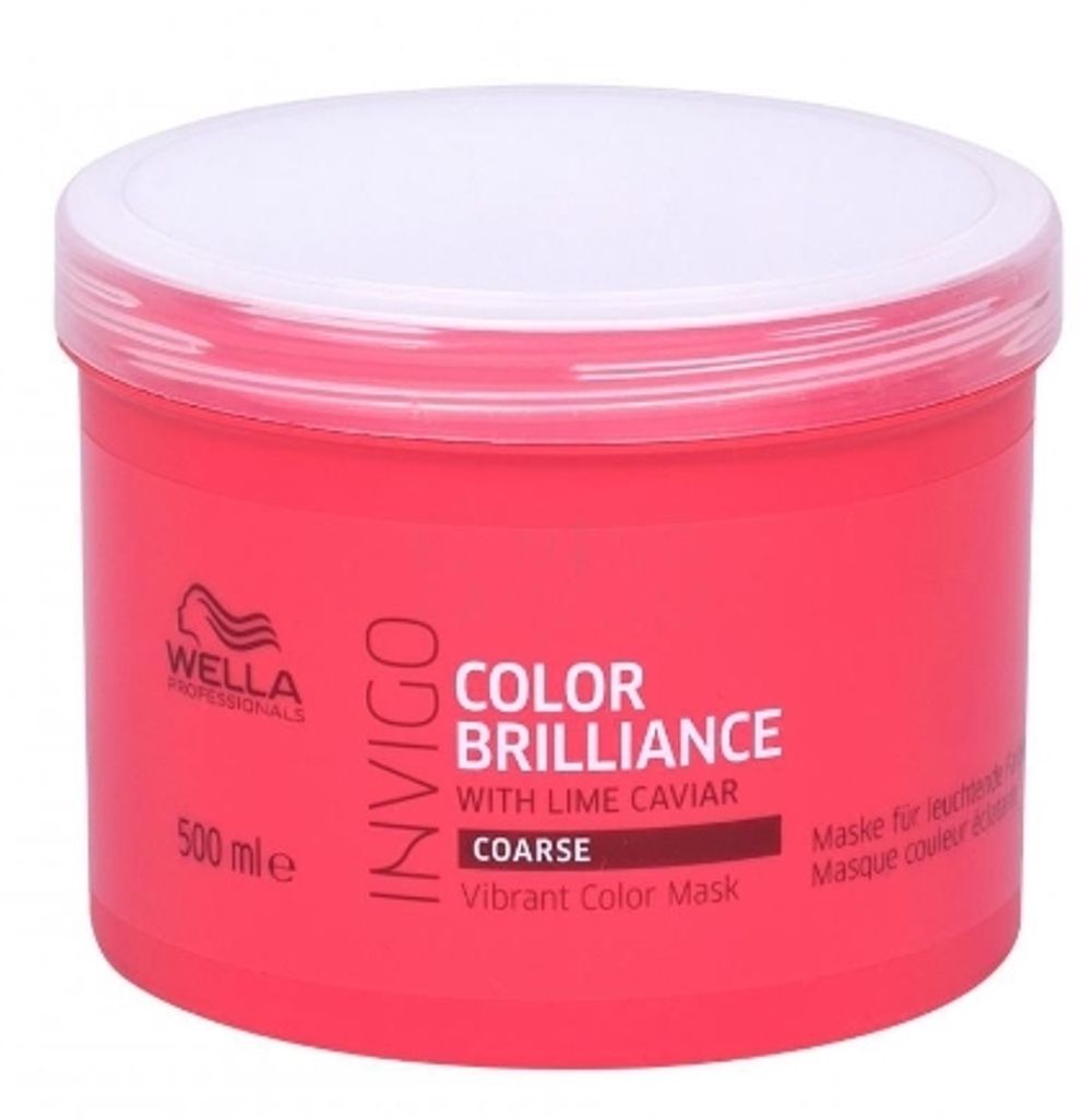 Wella Invigo Color Brilliance Hair Mask - 500ml - Vibrancy Boost For Radiant Color-Treated Hair