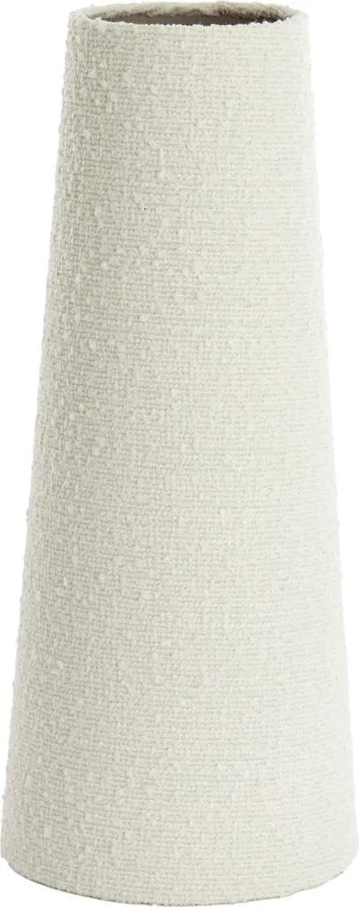 Abat-jour Oruro Light & Living blanc textile Ø 13cm E27 ref 1019989