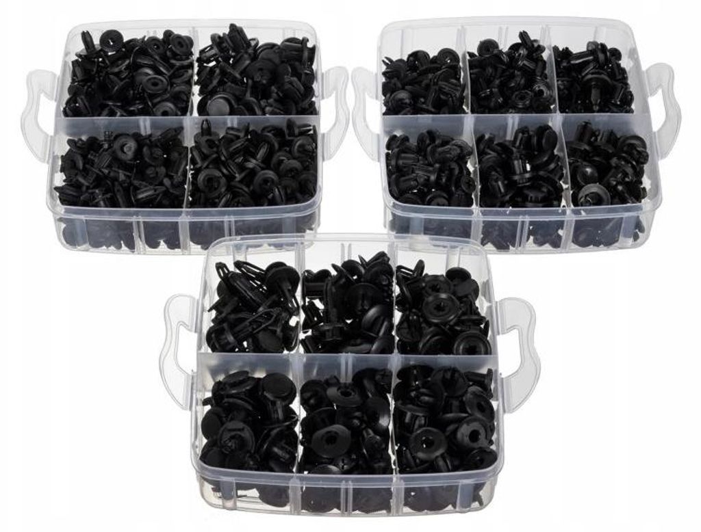 Verk 10125 Sada plastových příchytek autočalounění 620 ks Obrázok produktu 